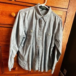 Ralph Lauren denim button down shirt